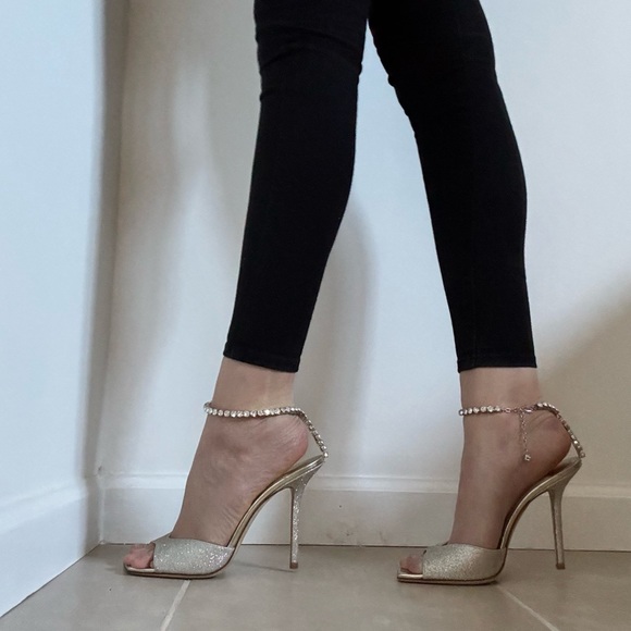 Jimmy Choo Saeda Sandal 100 Heel size 39 - Picture 3 of 3